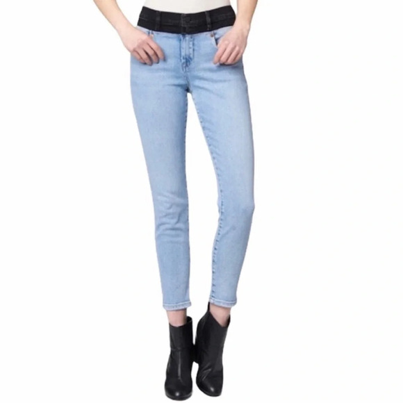 Blanknyc The Great Jones Two-Tone Skinny Jeans size 28 - Picture 1 of 9
